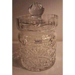 Towle 24% TOWLE Lead Crystal Biscuit Jar